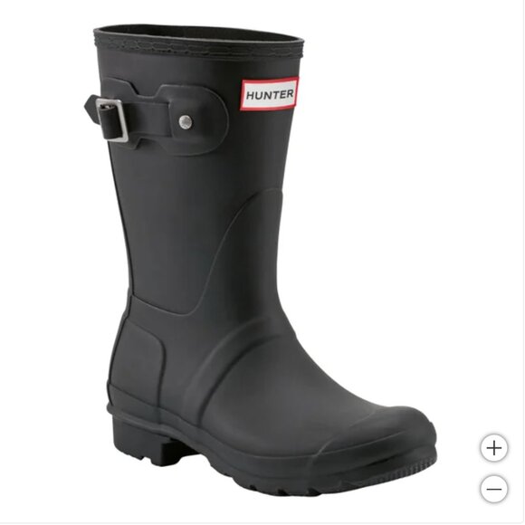 Hunter Shoes - HUNTER Women's Original Short Rain Boots Black